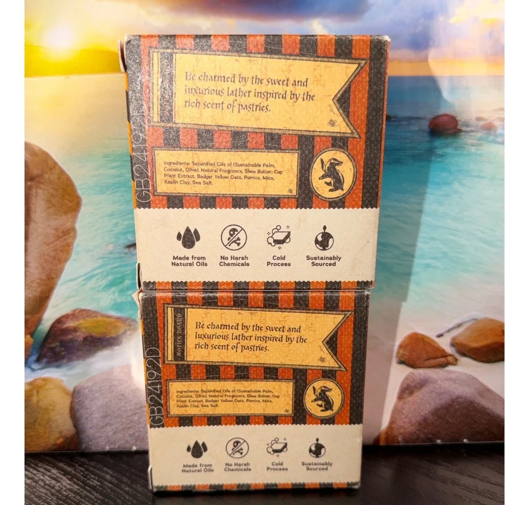 Dr Squatch Harry Potter Hufflepuff Lather of the Loyal Soap 5oz 2 Pack NEW